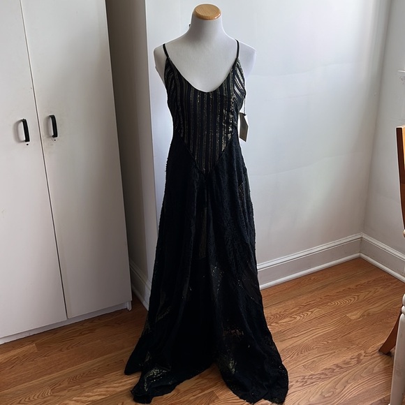 NWT Free People FP One Aurella Maxi in Black Size Small - Picture 6 of 16